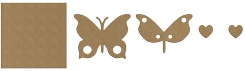 Aladine 3D Schilderij van MDF Maken Set - Vlinder-2