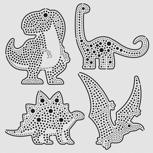 Aladine Dot Painting Set - Dinosaurus-2