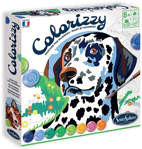 Colorizzy Malen-nach-Zahlen-Set Hunde