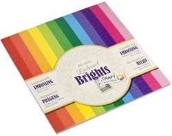 Craft Sensations Reliefpapier 24 Blatt 200 g 30,5 x 30,5 cm