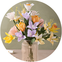 Crêpepapier Bloemen