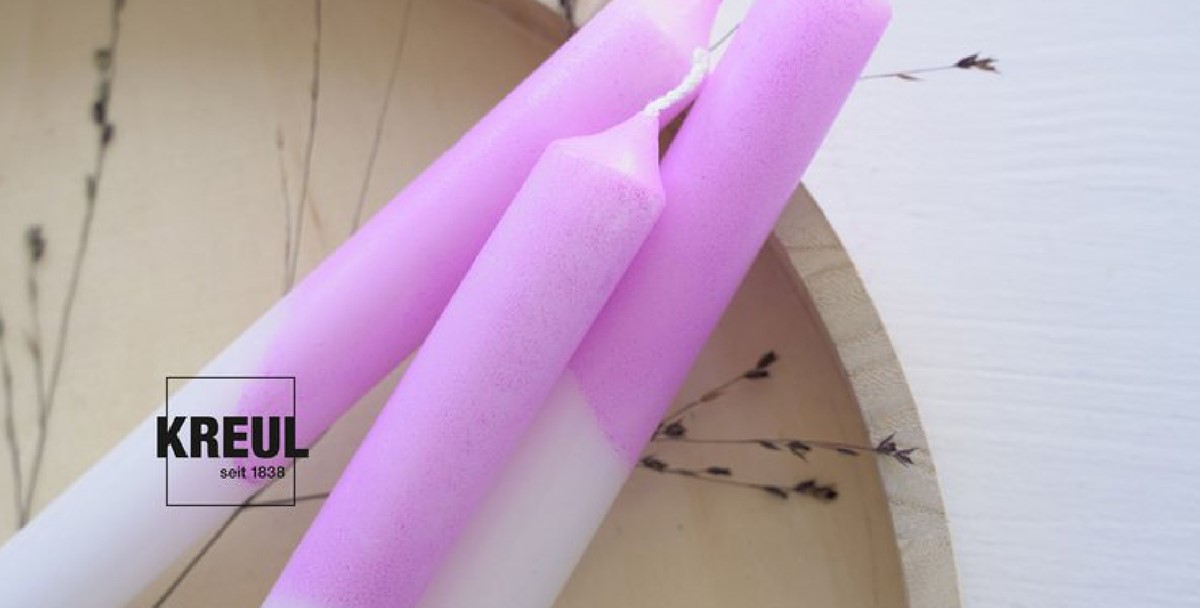 Dip-dye kaarsen zonder te dippen