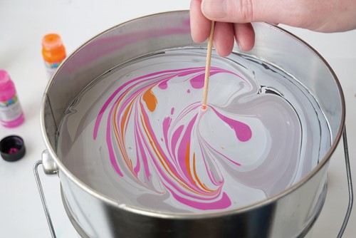 Kreul Magic Marble Paint Set 6x20 ml Love Neon-2