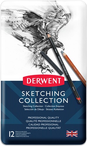 Derwent Schetspotloden Set 12 Stuk