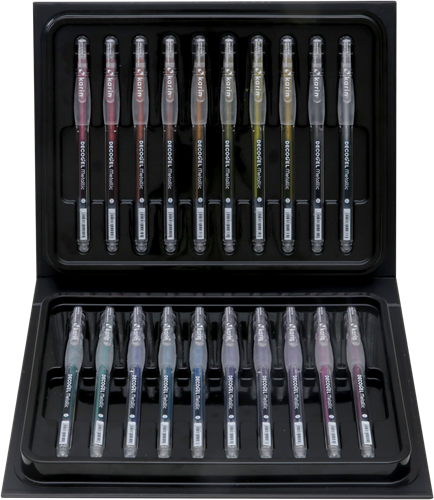 Karin Decogel 1.0 Gelpen Set Metallic 20 kleuren-3
