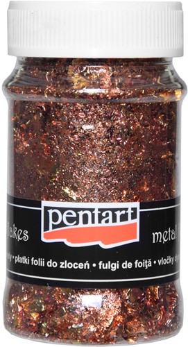 Pentart Metalen Vlokken Goud & Melange 100ml M11