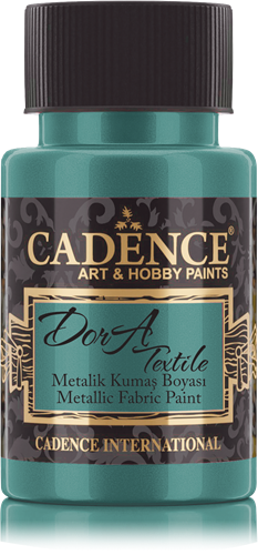 Cadence Dora Metallic Textielverf 50 ml Groen