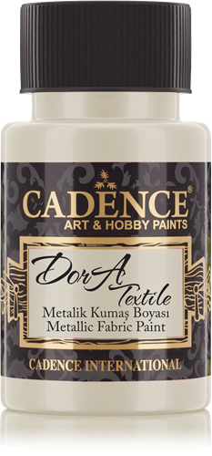 Cadence Dora Metallic Textielverf 50 ml Platina