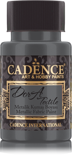Cadence Dora Metallic Textielverf 50 ml Antraciet