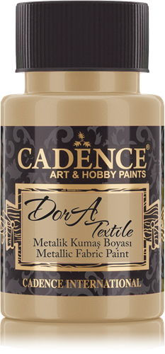 Cadence Dora Metallic Textielverf 50 ml Antiekgoud