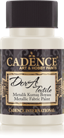 Cadence Dora Metallic Textielverf 50 ml Parelmoer