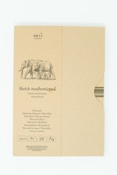 SMLT Paper Pad A5 135gr 80 sheets Natural Brown