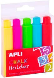 Apli Kreidehalter Verschiedene Farben 5 Stück