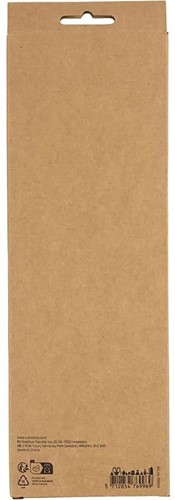 CC Chenilledraad Naturel 6mm x 30 cm 25 stuk-2