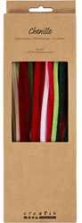 CC Chenilledraad Kerst 30 cm x 6 mm 25 stuk