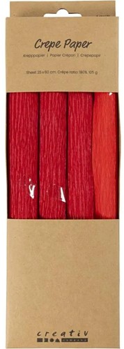 CC Crêpepapier Rood 4 vel