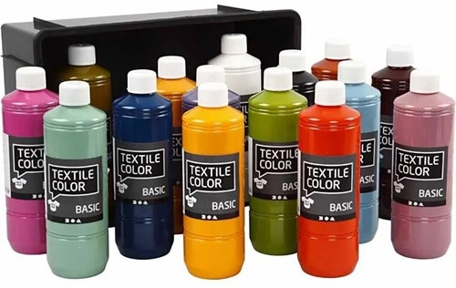 CC Textielverf Diverse Kleuren 15x500ml