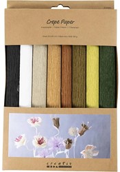 CC Krepppapier Natur, 8 Blatt