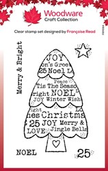 Woodware Three Wishes Clear Stamps