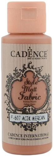 Cadence Style Mat Textielverf 59ml Light Coral