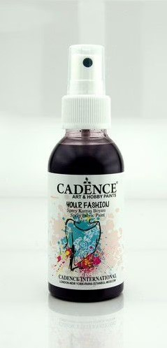 Cadence Fashion Spray Fabric Paint Aubergine 100ml