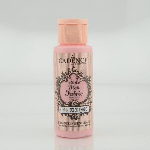 Cadence Style Mat Textiel Verf 59ml Pastel Pink