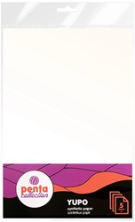 Pentart Yupo Paper A4 5 Sheets