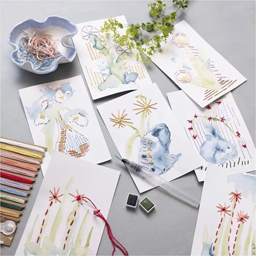 CC Mini Hobby Set Embroidery Paintings various colors-3