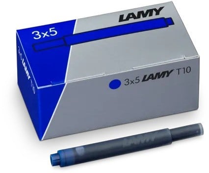 LAMY T10 Inktpatroon Wisbaar Voor Vulpen 3x5 Blauw