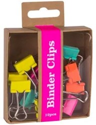 Apli Fluor Collectie Foldback Clips 12 stuk