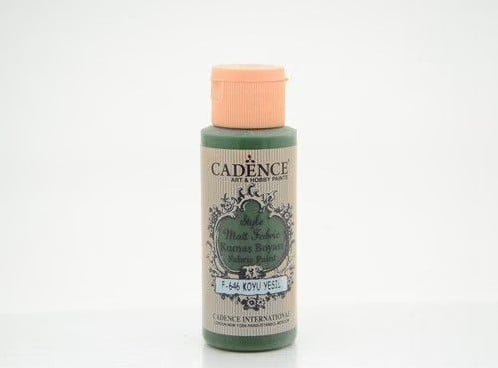 Cadence Style Mat Textielverf 59ml Dark Green
