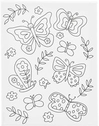 CC Schildercanvas met print Vlinders 24x30 cm