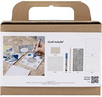 CC Mini Hobbyset Tekenen Porseleinen Onderzetters-3
