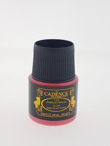 Cadence Glas- en Porseleinverf Opaque Bubble Gum 45 ml