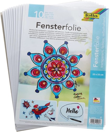 Folia Raamfolie Zelfklevend 10 vel