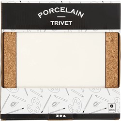 CC Coasters With Frame Of Cork 15.5 x 15.5 cm 2 pieces