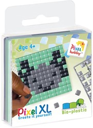 Pixelhobby XL Magnet-Bastelset Axolotl Grau