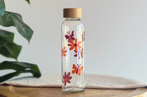 LC DIY Waterfles Oranje en Rood