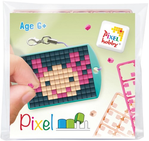 Pixelhobby Axolotl Medaillon-Set Pink