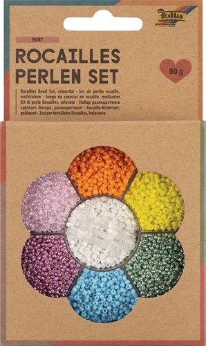 Folia Rocaille Kralen Set Kleurrijk