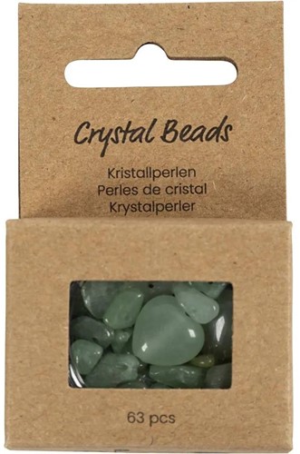 CC Kristallen Kralen Aventurien 63st Gatgrootte 1 mm-2