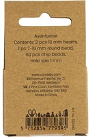 CC Kristallen Kralen Aventurien 63st Gatgrootte 1 mm-3