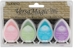 Tsukineko VersaMagic Pastel Stamp Pad Set (4 pieces)