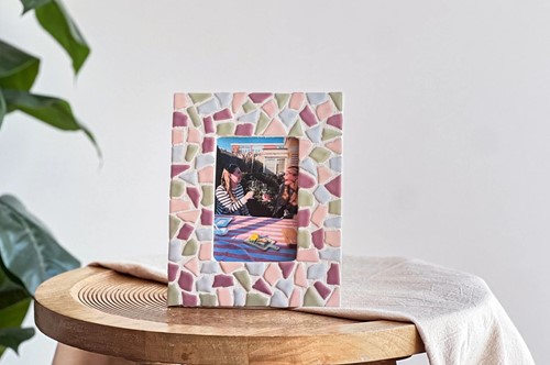 LC DIY Set - Mozaïek Fotolijst Pastel