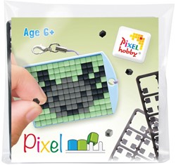 Pixelhobby Medaillon-Starterset Axolotl Grau