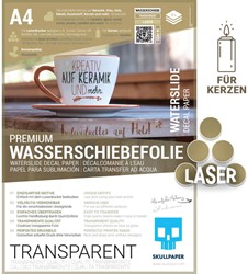 Skullpaper Transfer Foil Laser A4 8 Sheets Transparent