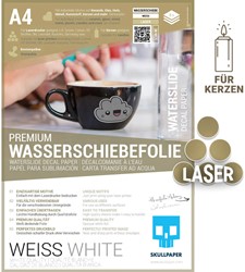 Skullpaper Transferfolie Laser A4 8 Blatt weiß