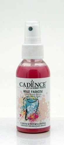 Cadence Fashion Spray Fabric Paint 100 ml Fuschia