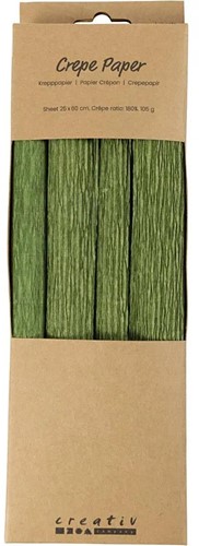 CC Crêpepapier Groen 4 vel
