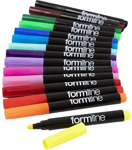CC Formline Textielstiften Set 4-5 mm 15 stuks
